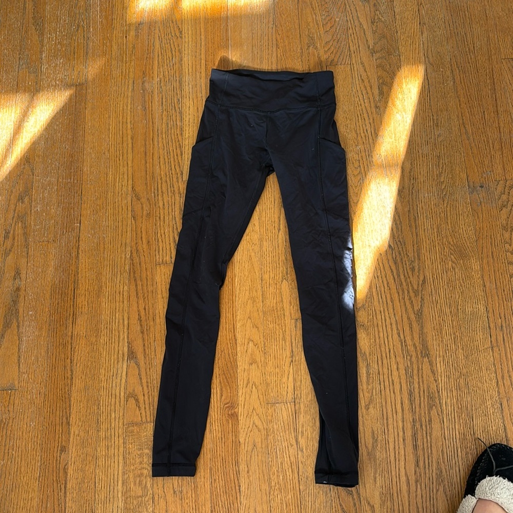 Lululemon black leggings, XS